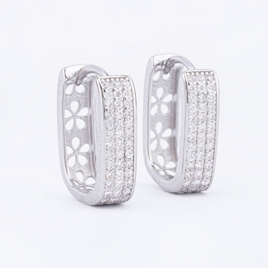 Fancy Square Earring