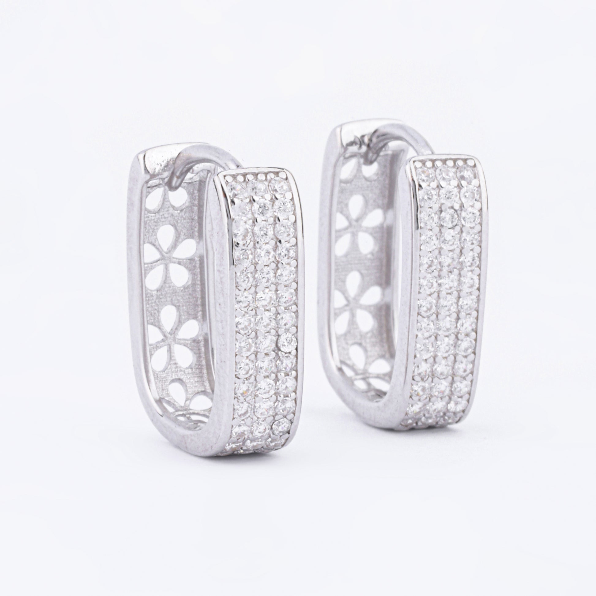 Fancy Square Earring