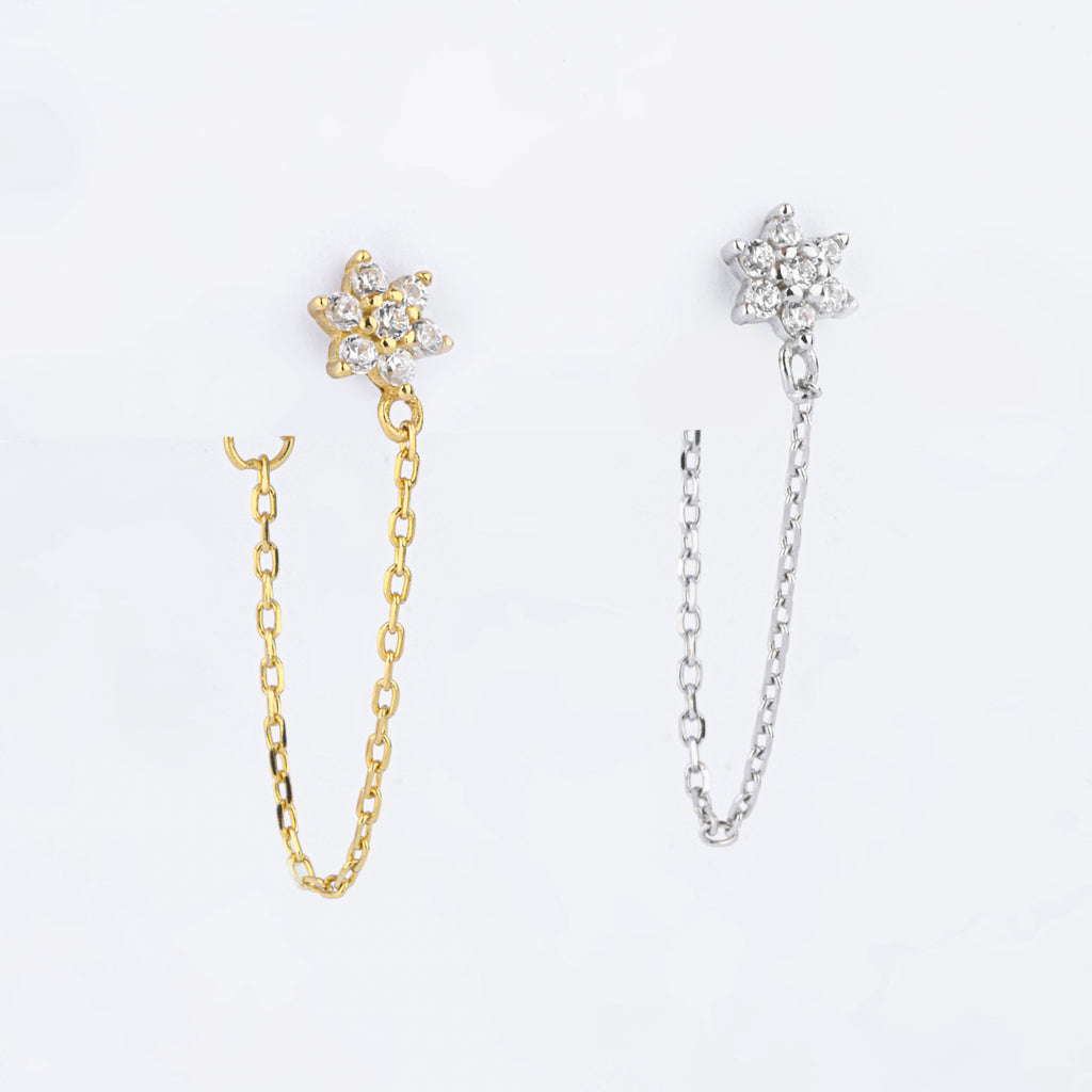 Flower Chain Stud