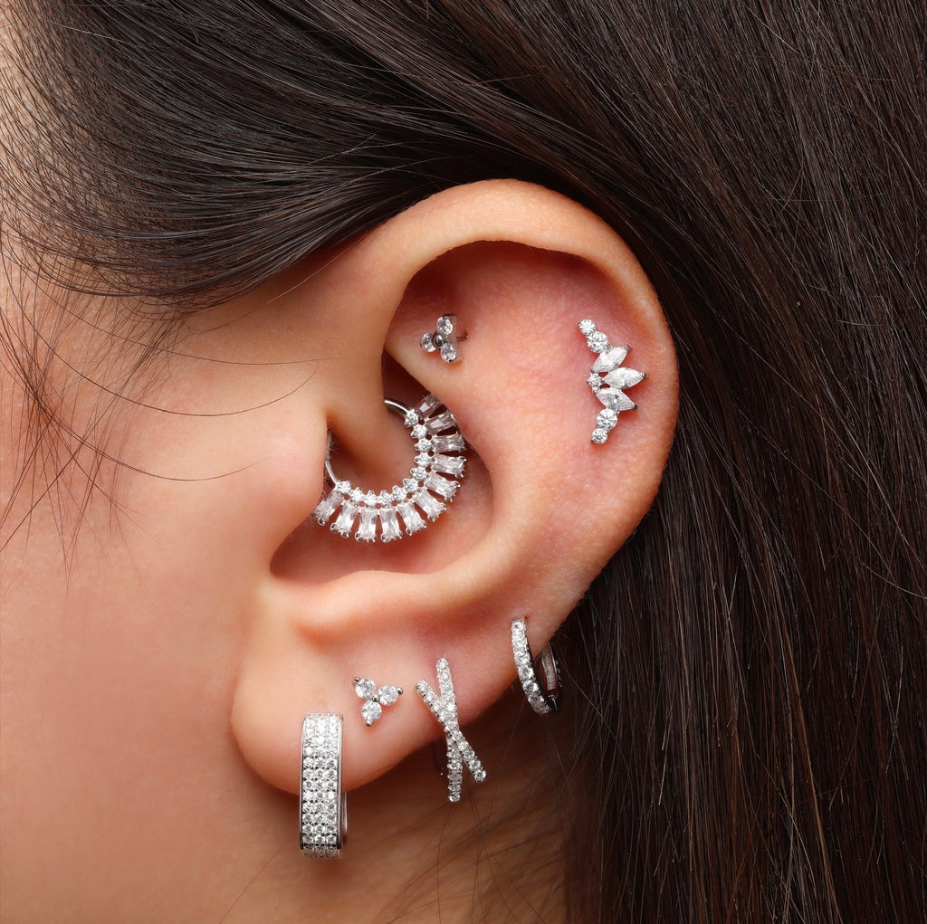 Fancy Square Earring