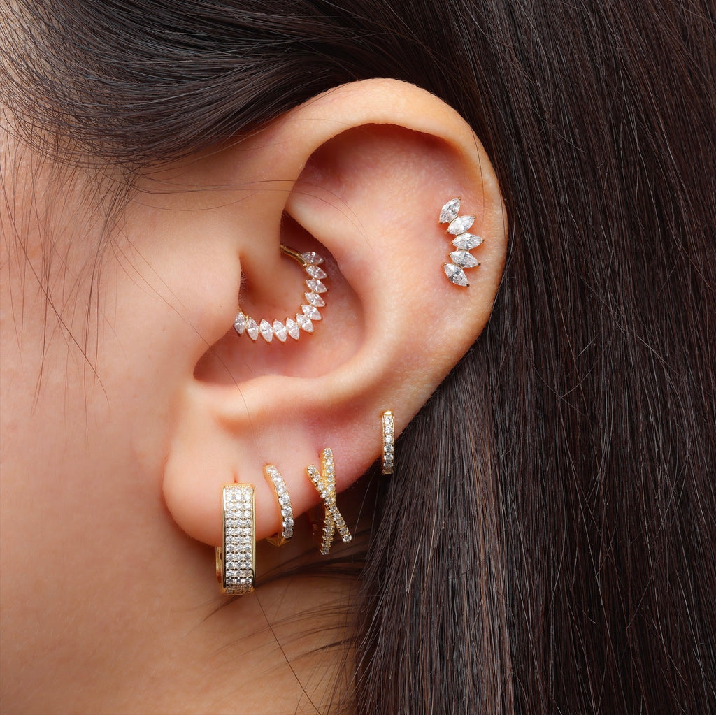 Fancy Square Earring