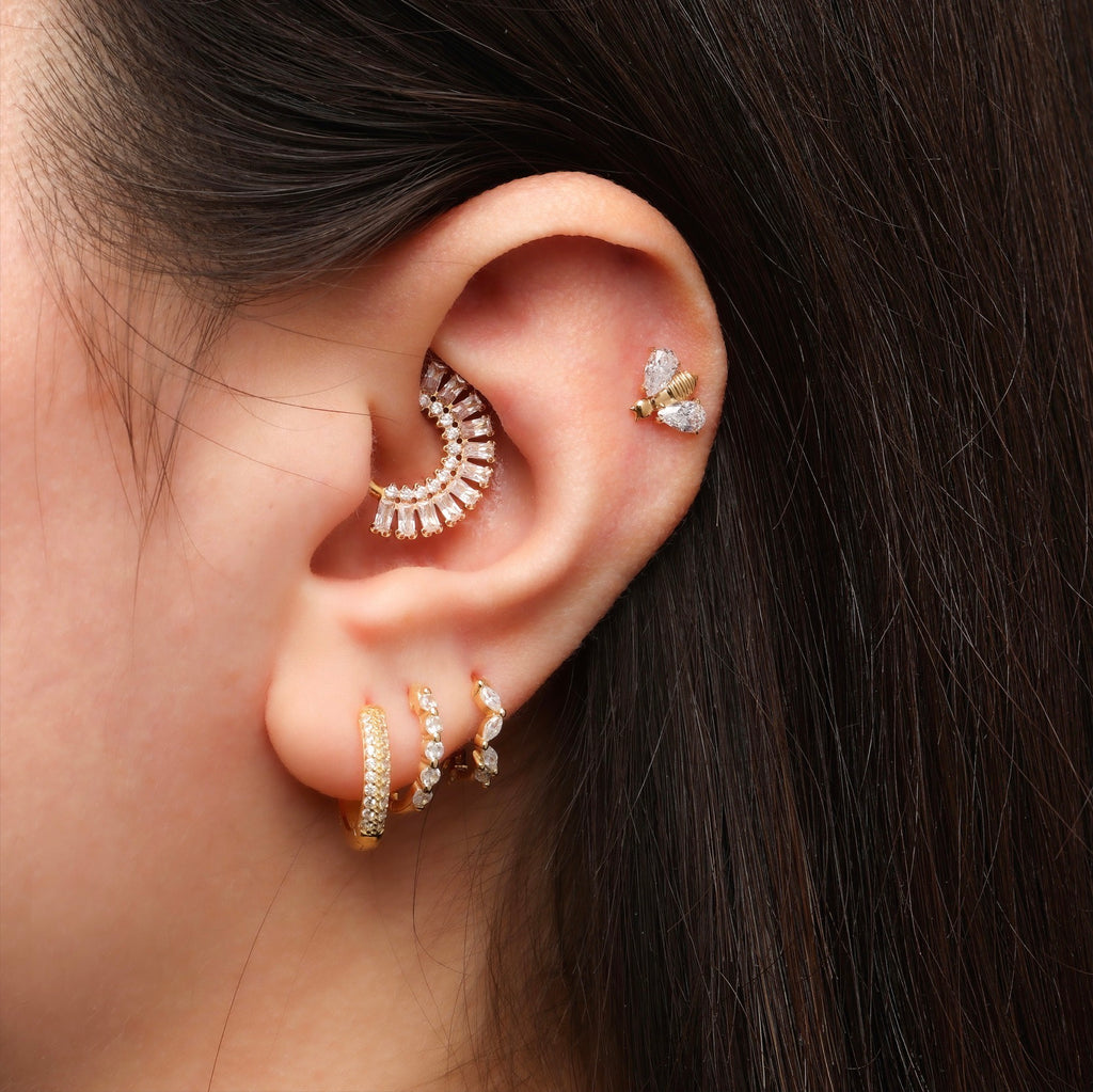 Thick Round Earring