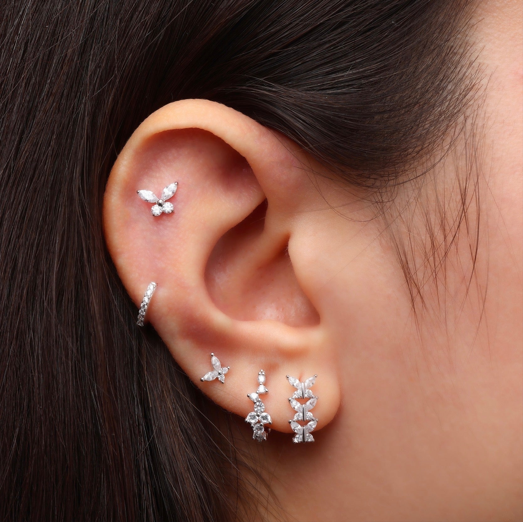 Butterfly Titanium Flat-Back