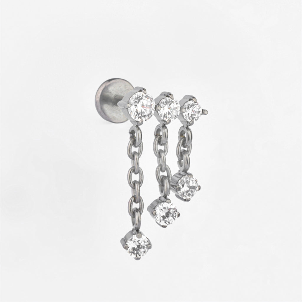 Dangle Titanium Flat-Back