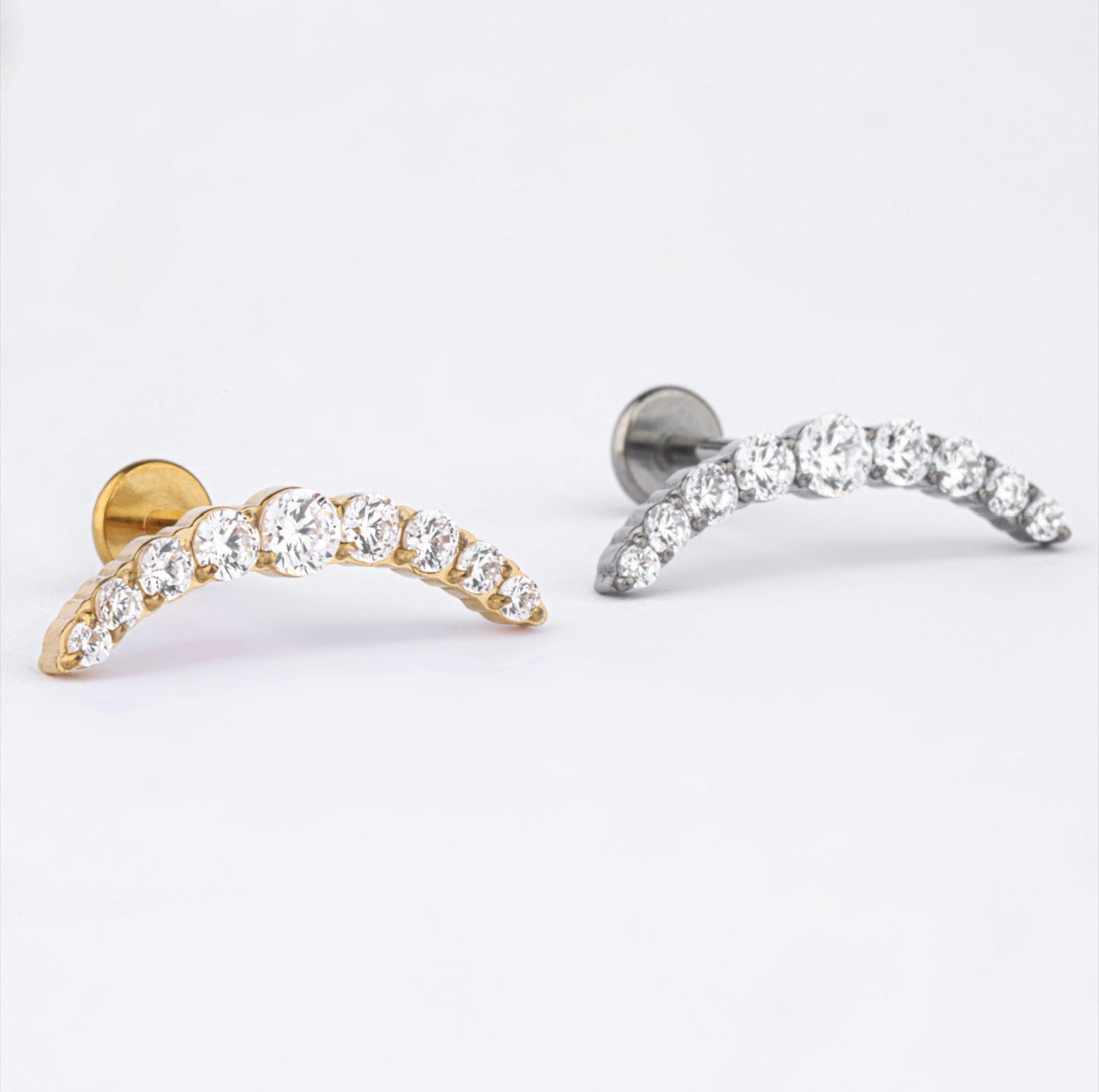 8 Long Titanium Flat-Back