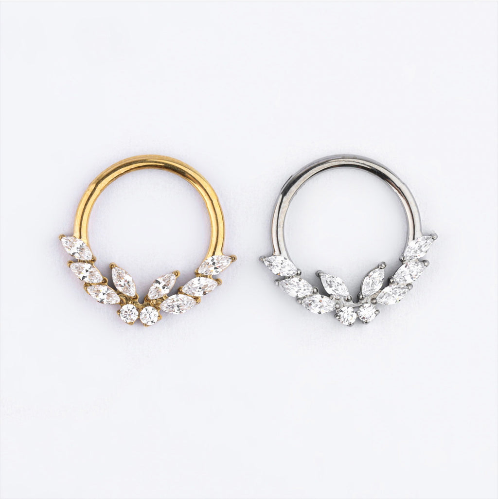 Butterfly Daith Titanium Hinge Ring