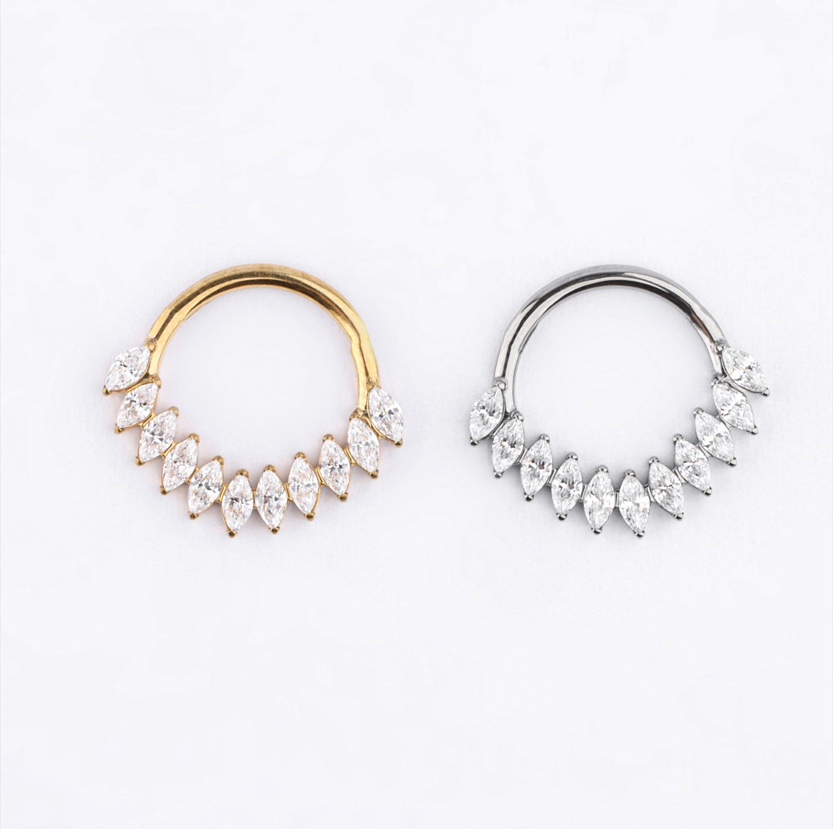 Wing Daith Titanium Hinge Ring
