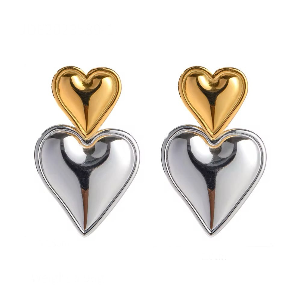 Heart Chubby Earrings