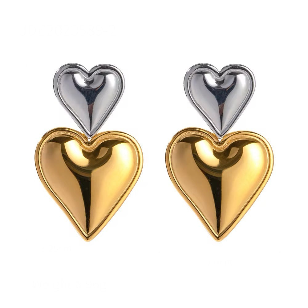 Heart Chubby Earrings