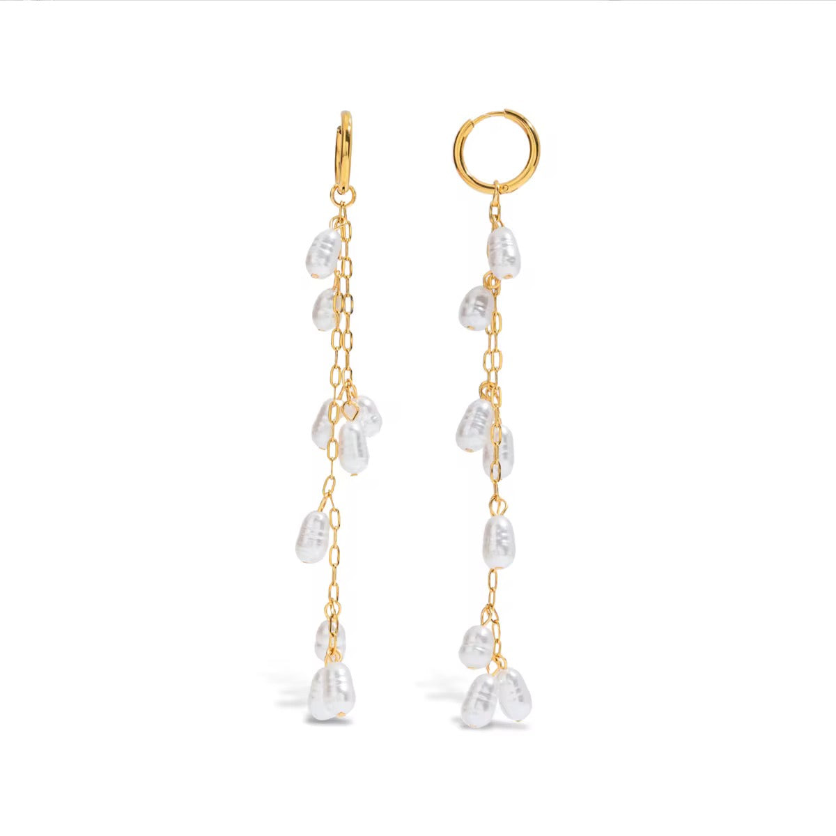 Pearl Tassel Earrings