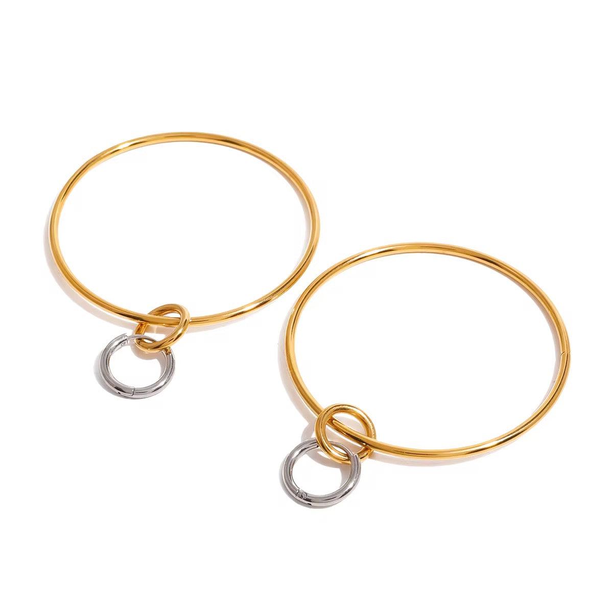 Ring Interlocking Earrings