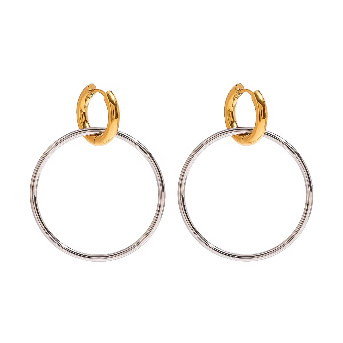 Ring Interlocking Earrings