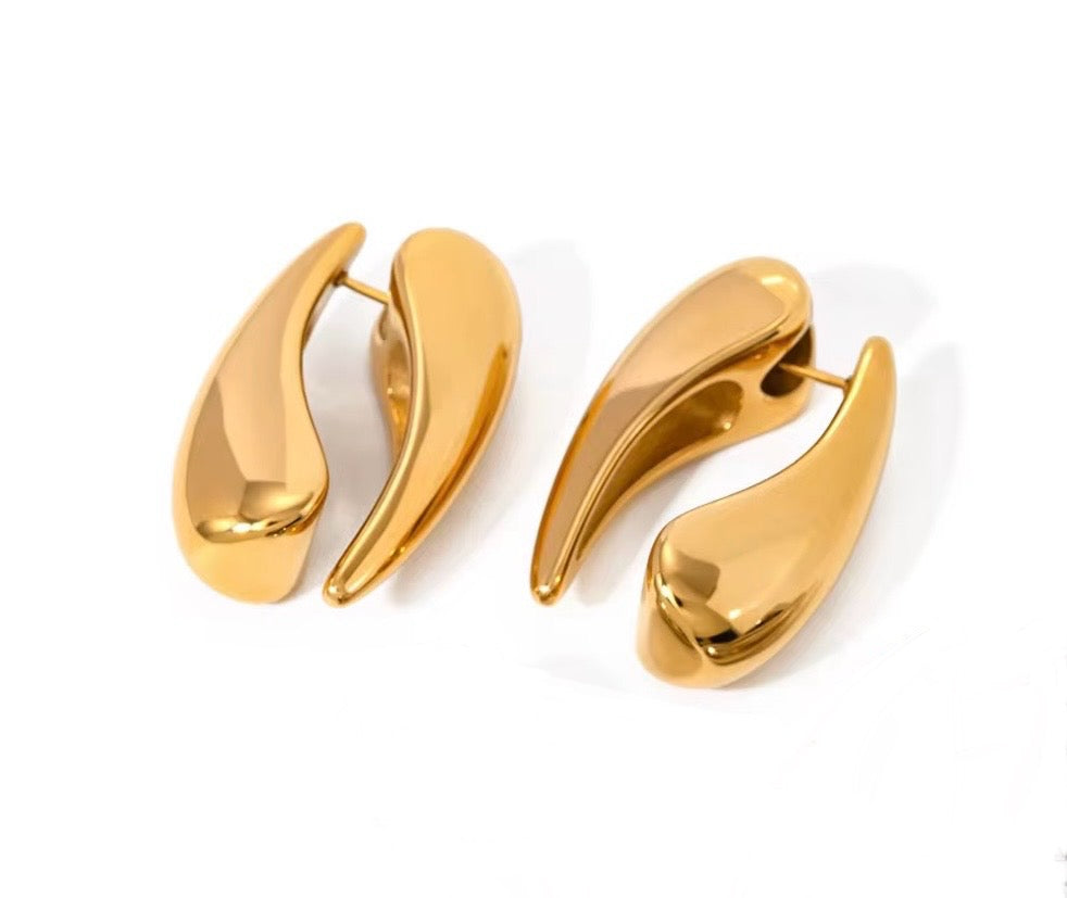Teardrop Chunky Earrings