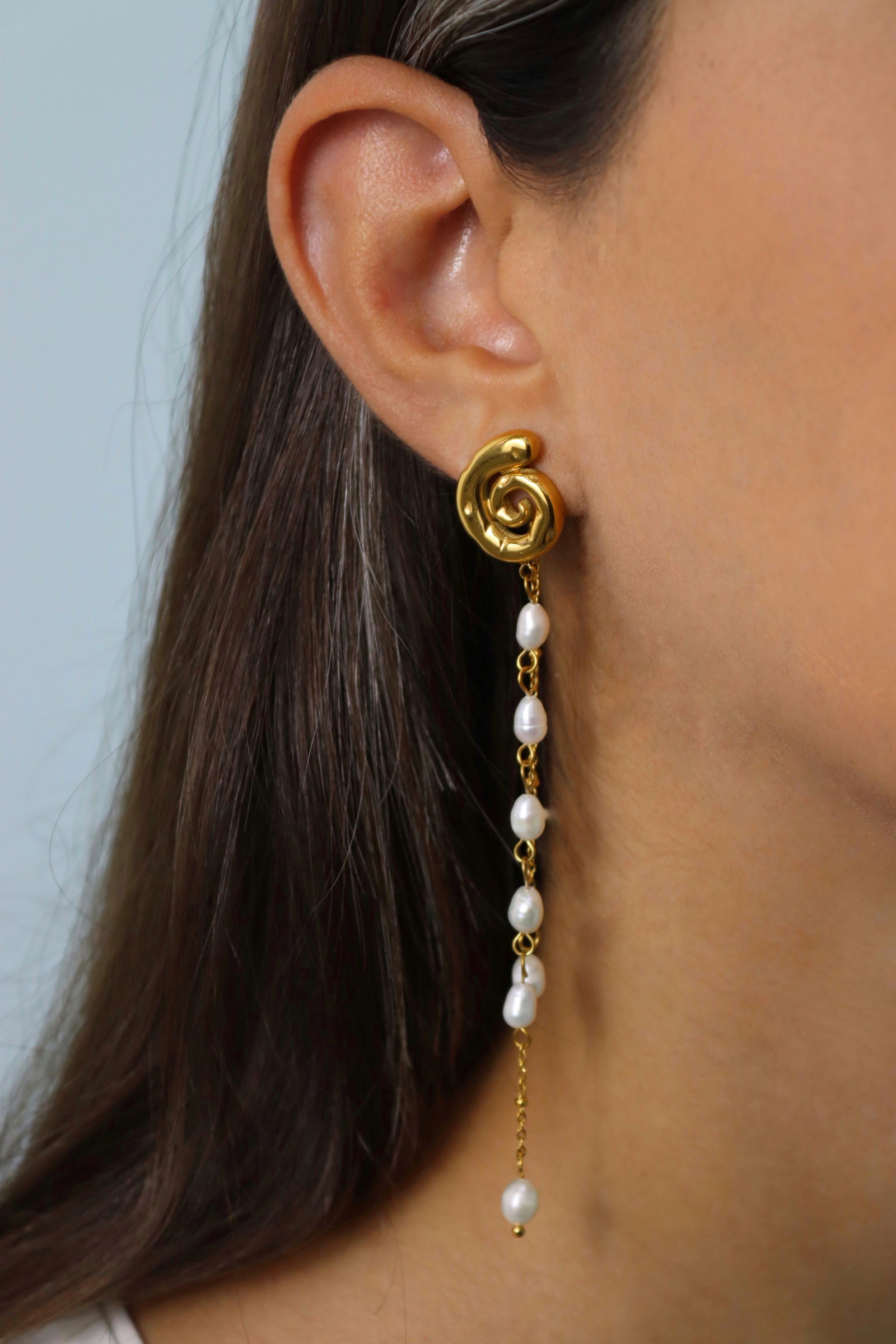 Seashell Tassel Earrings