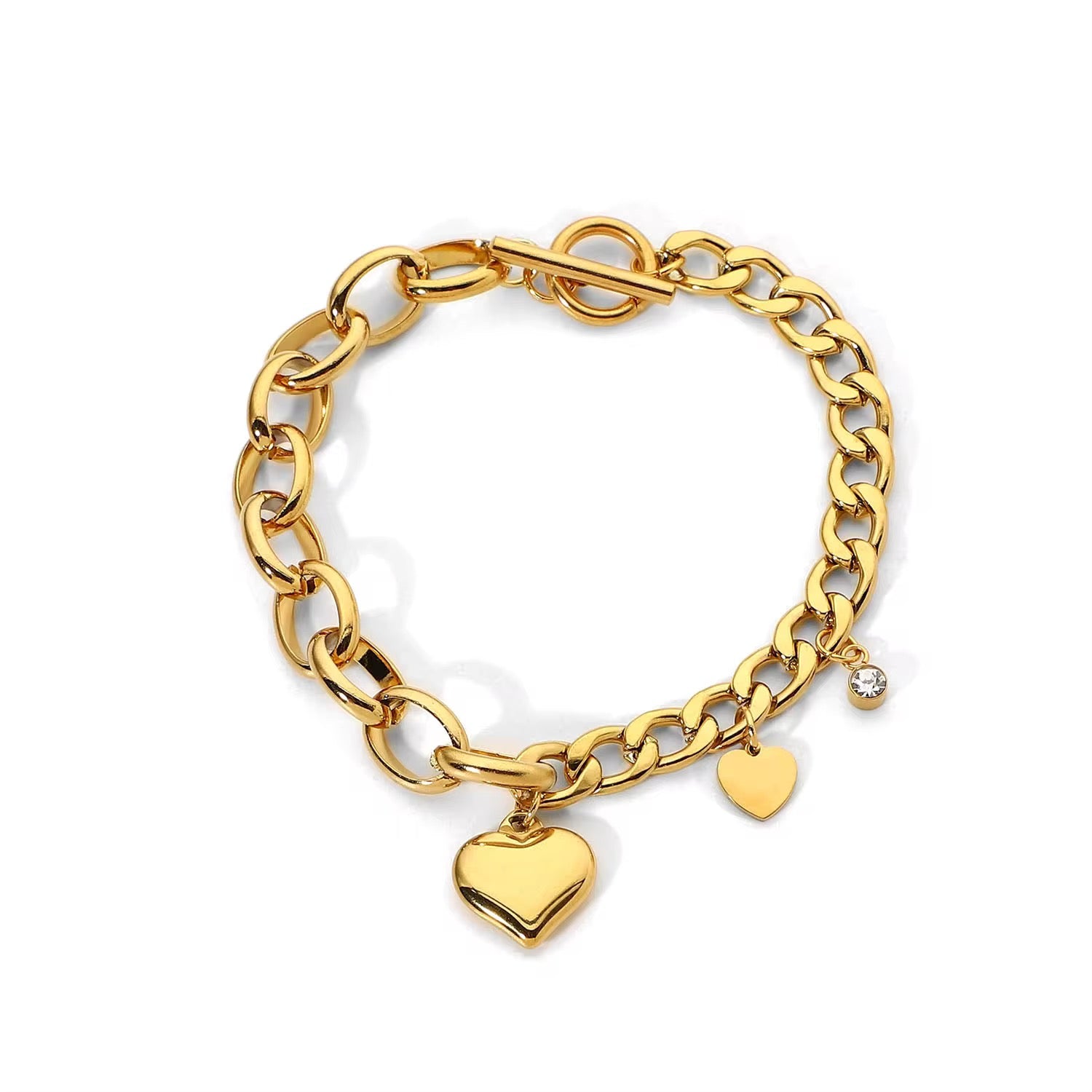 Heart Chunky Bracelet