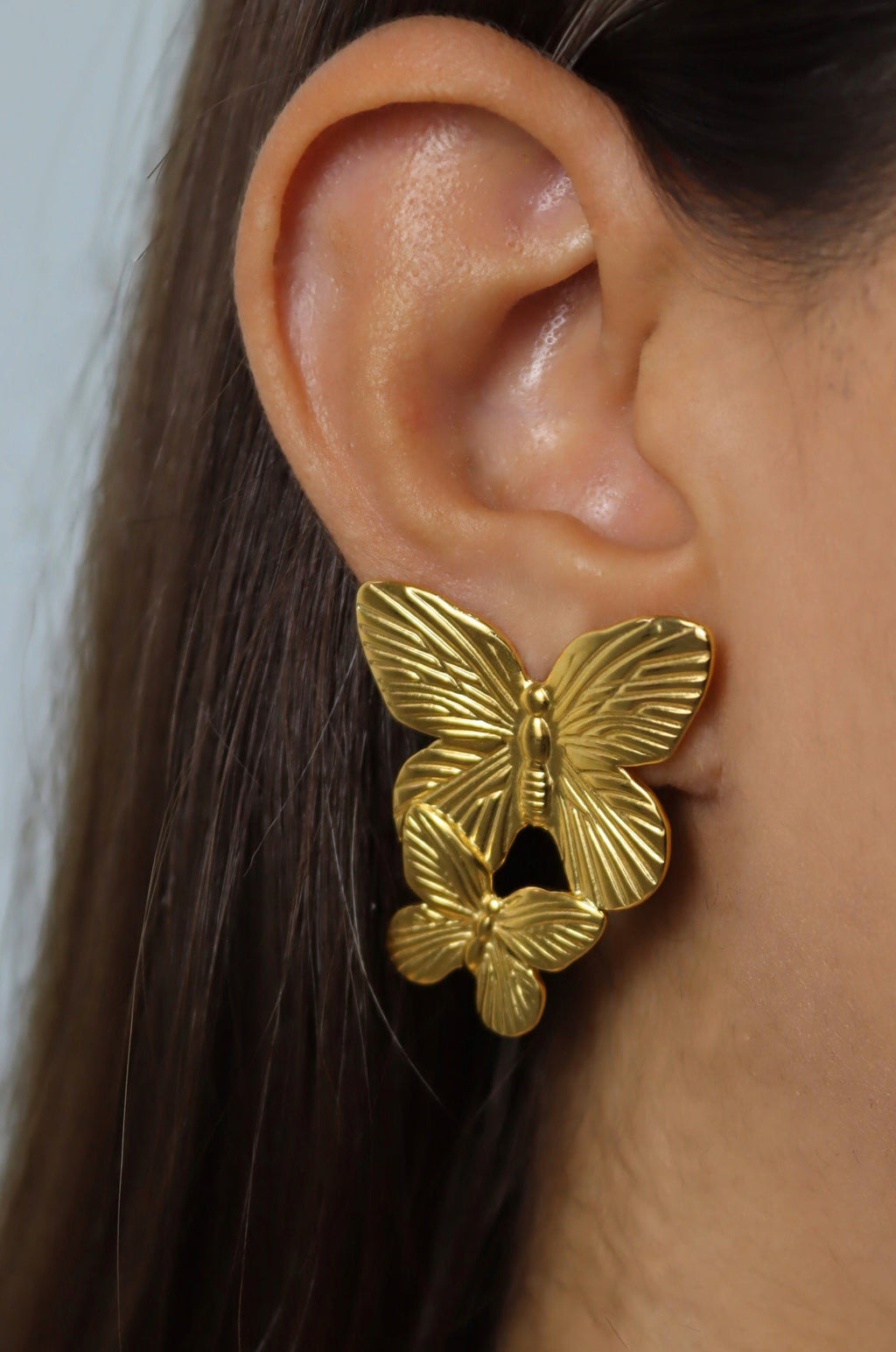 Double Butterfly Earrings