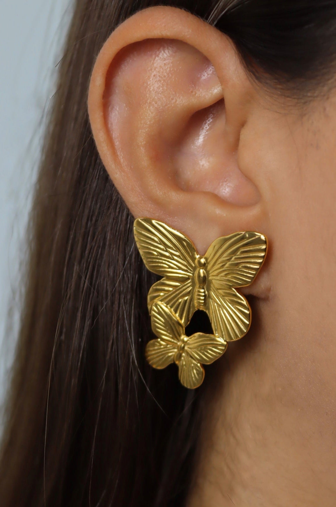 Double Butterfly Earrings