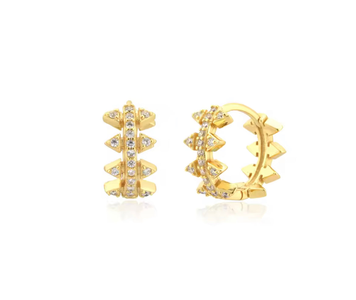 Spike Hoop Earrings