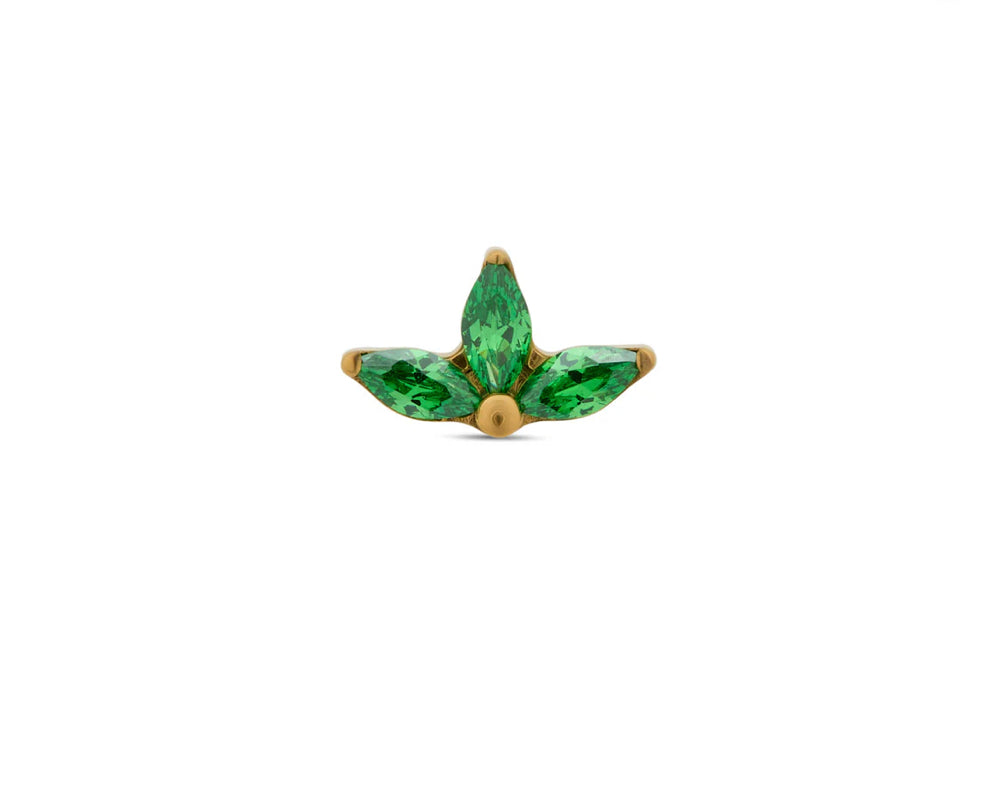 Lotus Emerald Titanium Flat-Back